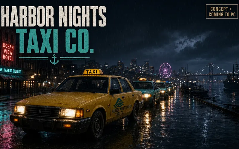 Harbor Nights Taxi Co. key art